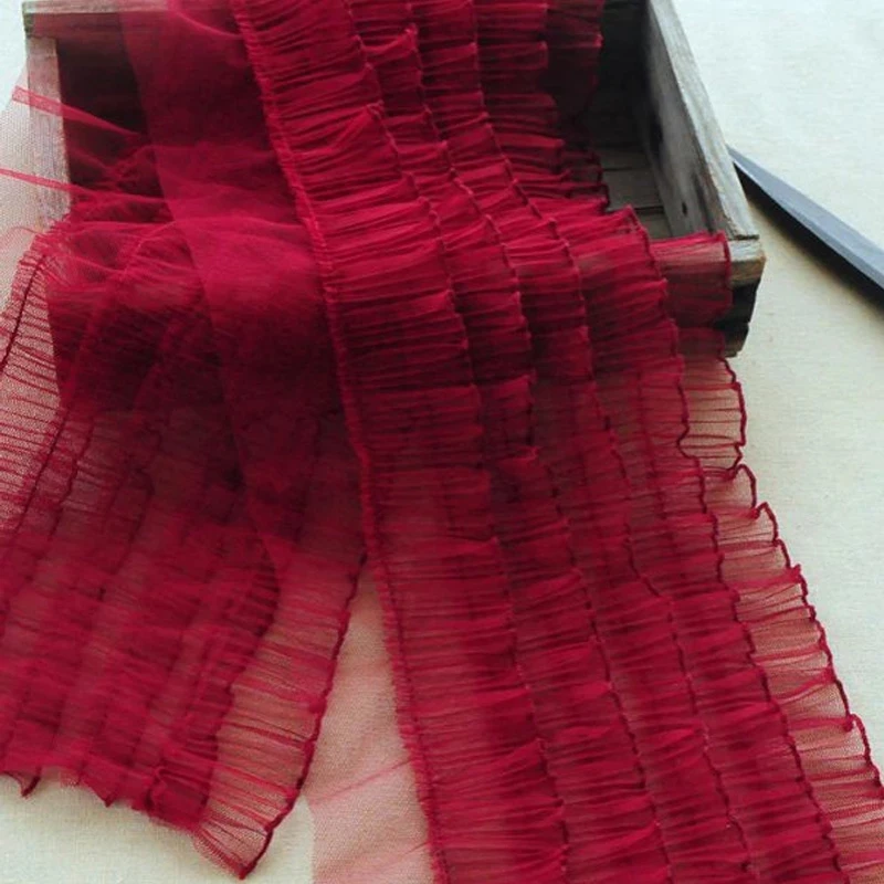 1Yards Pleated Tulle Lace Fabric Guipure Lace Crafts Ribbon Trim Wide 18cm Royal Blue Lace Fabric Sewing For Women encajes RG27
1Yards Pleated Tulle Lace Fabric Guipure Lace Crafts Ribbon Trim Wide 18cm Royal Blue Lace Fabric Sewing For Women encajes RG27