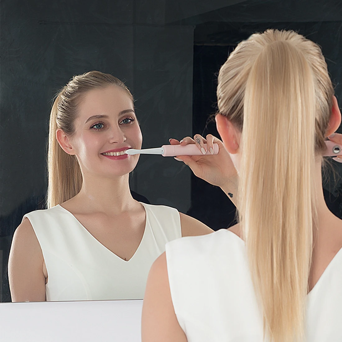 Waterproof Electric Toothbrush Adult Sonic Electric Toothbrush Rechargeable Replacement Brush Heads Teeth Whitening Toothbrush
Waterproof Electric Toothbrush Adult Sonic Electric Toothbrush Rechargeable Replacement Brush Heads Teeth Whitening Toothbrush