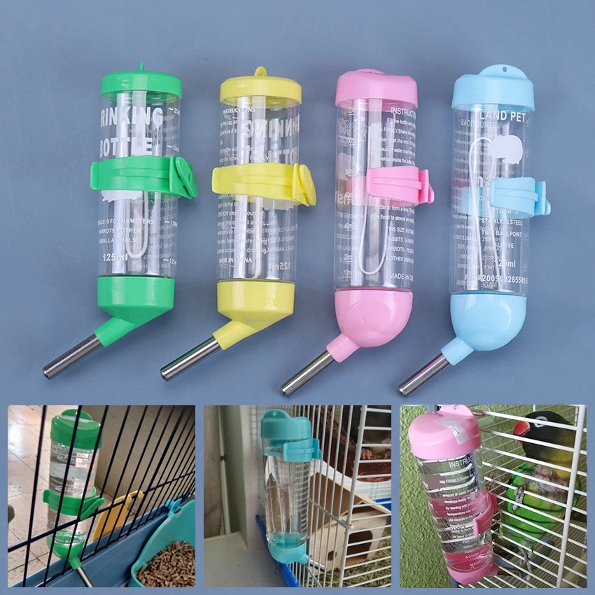 1 PC 125ml Pet Drinking Bottles Hamster Water Bottle Small Animal Accessories Automatic Feeding Device Food Container
1 PC 125ml Pet Drinking Bottles Hamster Water Bottle Small Animal Accessories Automatic Feeding Device Food Container