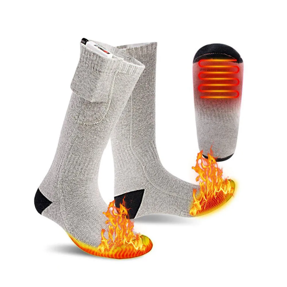 Winter Heating Socks Rechargeable Electric Men Women 3 Modes Adjustable Comfortable Warm Foot Heated Socks Outdoor SkiingFishing
Winter Heating Socks Rechargeable Electric Men Women 3 Modes Adjustable Comfortable Warm Foot Heated Socks Outdoor SkiingFishing