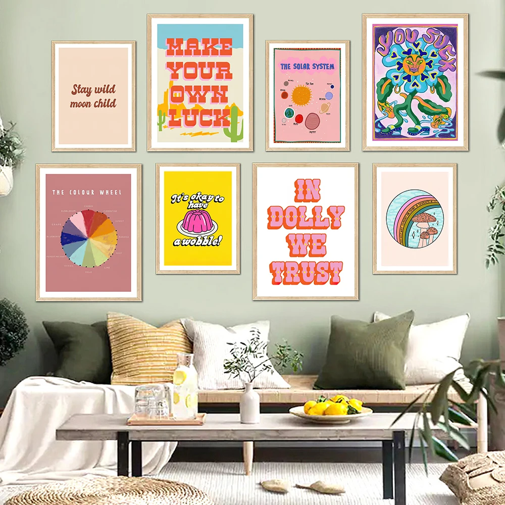 Colour Wheel Art Poster Wall Mural Print Abstract Solar System Luck Child Quote Canvas Painting For Living Bed Room Home Decor
Colour Wheel Art Poster Wall Mural Print Abstract Solar System Luck Child Quote Canvas Painting For Living Bed Room Home Decor