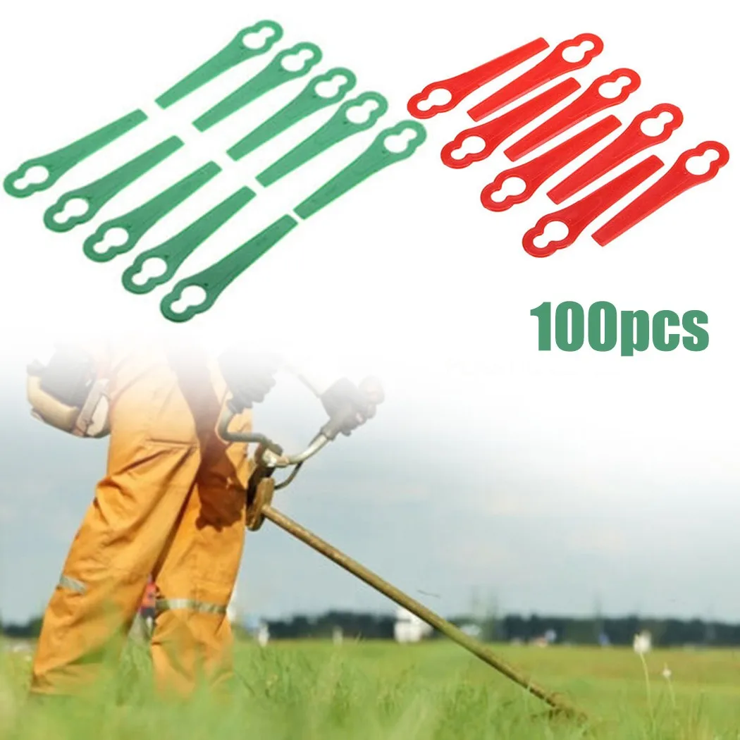 100Pcs Replacement Plastic Blades Replacement For Einhell GE CT-18 Li Cordless Grass Trimmer Garden Tool Accessories
100Pcs Replacement Plastic Blades Replacement For Einhell GE CT-18 Li Cordless Grass Trimmer Garden Tool Accessories