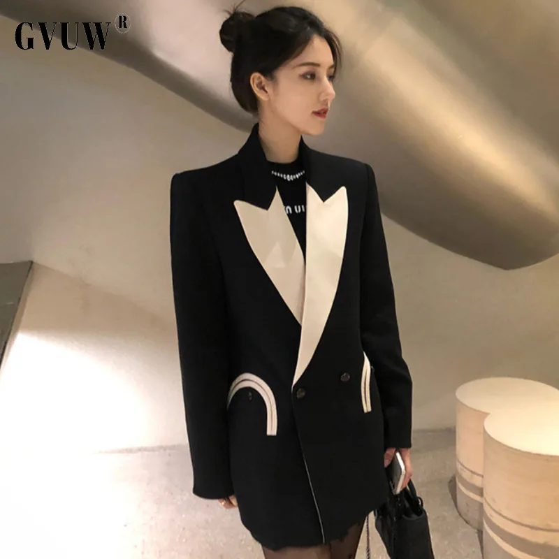 GVUW Blazer For Women's Autumn Winter Street Blowing Suit Jacket Oversize Elegant Female New Arrival KB9176
GVUW Blazer For Women's Autumn Winter Street Blowing Suit Jacket Oversize Elegant Female New Arrival KB9176