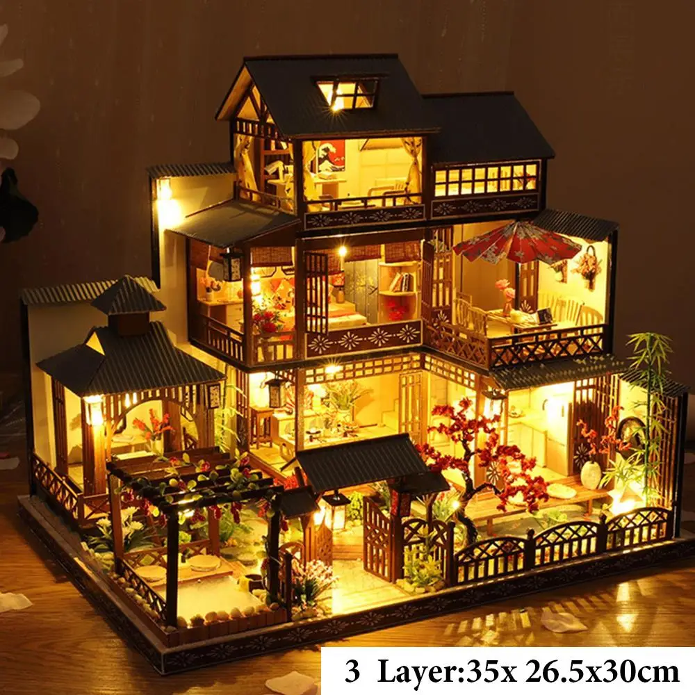 Mini Doll House DIY House with LED Novelty Handicrafts Glass Ball Educational Handmade DIY Crystal Ball Lovely Toy Gift
Mini Doll House DIY House with LED Novelty Handicrafts Glass Ball Educational Handmade DIY Crystal Ball Lovely Toy Gift