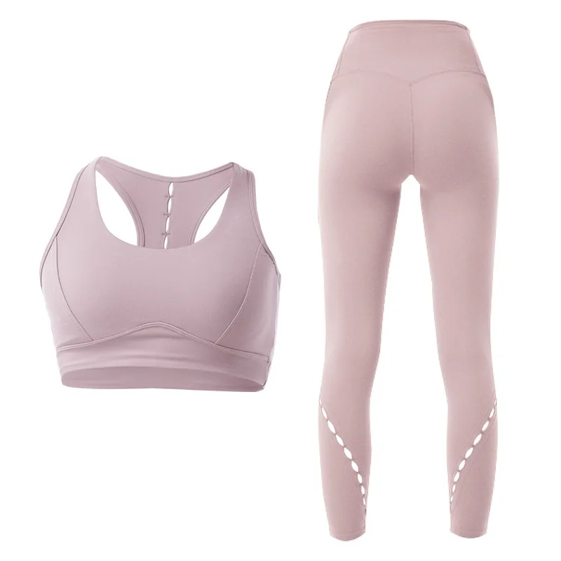Sports Suit Women Spring/summer Quick-Drying Breathable High Waist Tight Sexy Beauty Back Fitness Yoga Suit
Sports Suit Women Spring/summer Quick-Drying Breathable High Waist Tight Sexy Beauty Back Fitness Yoga Suit