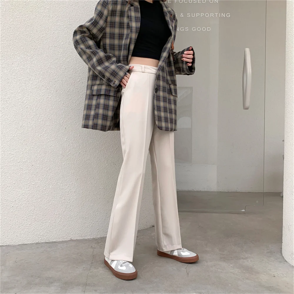 HziriP 2021 Plus Size XS-XL New Flare Pants Summer Loose Chic Split High Waist Slim Women's Fashion OL Office Lady Trousers
HziriP 2021 Plus Size XS-XL New Flare Pants Summer Loose Chic Split High Waist Slim Women's Fashion OL Office Lady Trousers