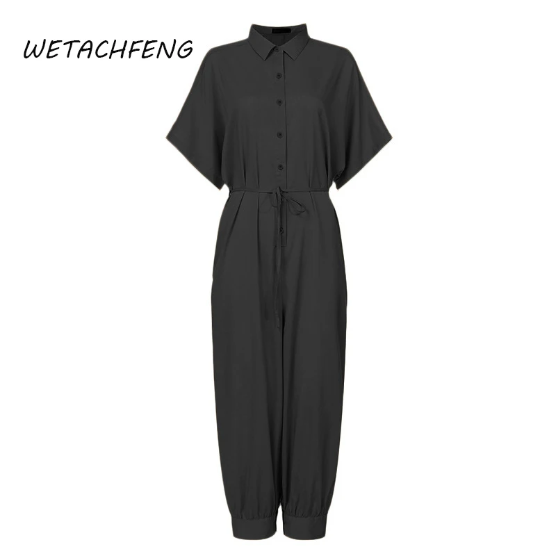 Plus Size Women Jumpsuits Short Sleeve Summer Solid Overalls 2021 Fashion Romper Casual Club Outfits One Piece Playsuits Clothes
Plus Size Women Jumpsuits Short Sleeve Summer Solid Overalls 2021 Fashion Romper Casual Club Outfits One Piece Playsuits Clothes