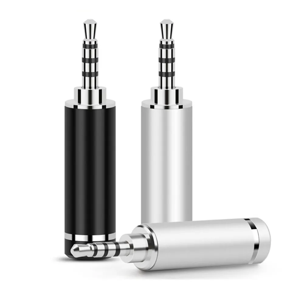 Minijack 2.5mm 4 Pole Earphone Plug Metal Adapter 4-Layer Rhodium Plated 2.5 Balanced Audio Jack Wire Connector Black Silver
Minijack 2.5mm 4 Pole Earphone Plug Metal Adapter 4-Layer Rhodium Plated 2.5 Balanced Audio Jack Wire Connector Black Silver