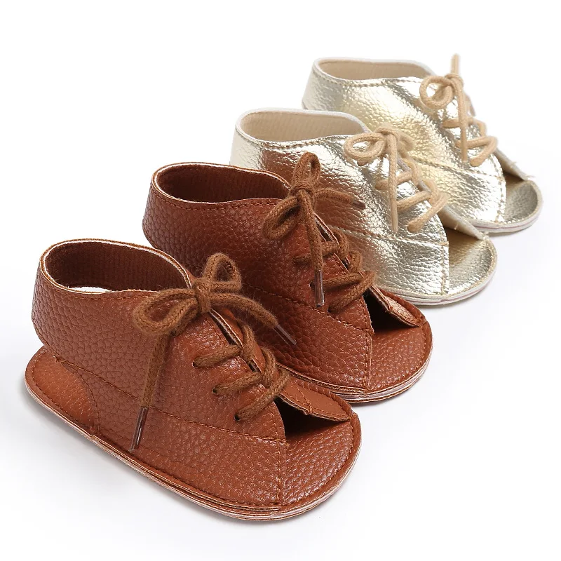 Baby fish mouth summer artificial PU soft shoes soft bottom cross strap baby shoes men and women toddler shoes
Baby fish mouth summer artificial PU soft shoes soft bottom cross strap baby shoes men and women toddler shoes