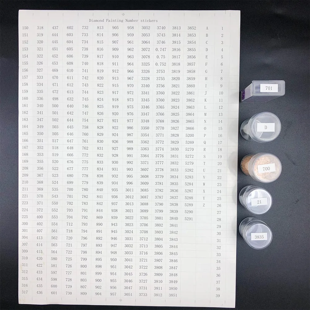 546 grids Diamond Painting Tools Number label stickers for Square Round Diamond painting Storage Box Accessory Tools A4 size
546 grids Diamond Painting Tools Number label stickers for Square Round Diamond painting Storage Box Accessory Tools A4 size