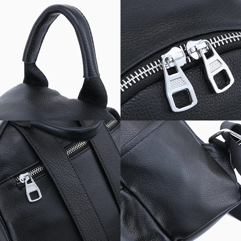 Zency Soft Genuine Leather Backpack Girl's School Bags Simple Casual Women Rucksack Travel Outdoor Ladies Knapsack High Quality
Zency Soft Genuine Leather Backpack Girl's School Bags Simple Casual Women Rucksack Travel Outdoor Ladies Knapsack High Quality