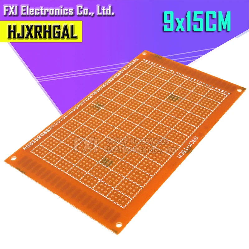 2 шт. 9x15 см 9*15 DIY Прототип бумага PCB Универсальный Эксперимент Матрица платы