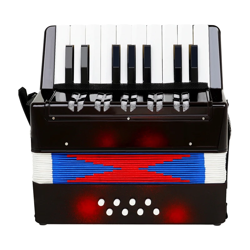 17 Key 8 Bass Accordion Professional Mini Accordion Educational Musical Instrument for Children Kids Adult Gift
17 Key 8 Bass Accordion Professional Mini Accordion Educational Musical Instrument for Children Kids Adult Gift
