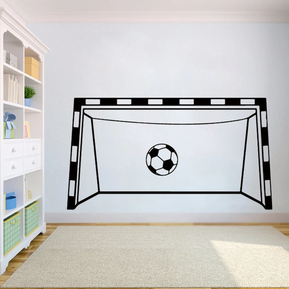 Soccer Goal Wall Vinyl Sticker Sports Wall Decals Murals Art Football Soccer Net for Boys Room Playroom Soccer Football HY826
Soccer Goal Wall Vinyl Sticker Sports Wall Decals Murals Art Football Soccer Net for Boys Room Playroom Soccer Football HY826
