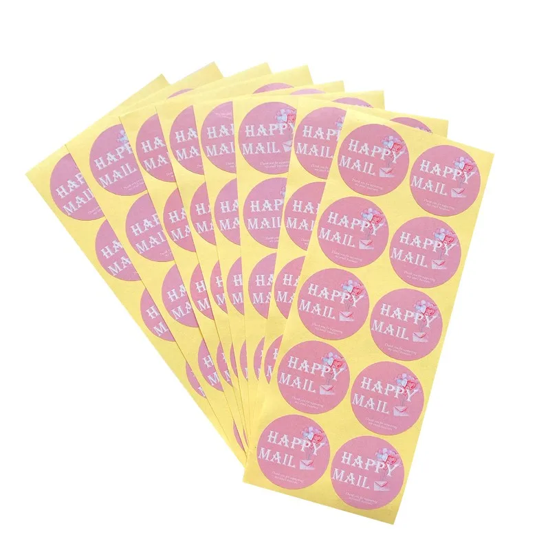 100pcs/pack Happy Mail Pink Stickers Packaging Stickers Gift Photo Creative Decoration Stickers
100pcs/pack Happy Mail Pink Stickers Packaging Stickers Gift Photo Creative Decoration Stickers