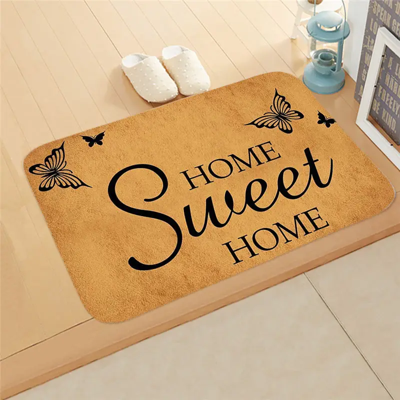 2021 Retro Flannel Doormat Letter Word Pattern Flooring Rug Carpet Outdoor Bathroom Non-slip Carpe Kitchen Door Mat
2021 Retro Flannel Doormat Letter Word Pattern Flooring Rug Carpet Outdoor Bathroom Non-slip Carpe Kitchen Door Mat
