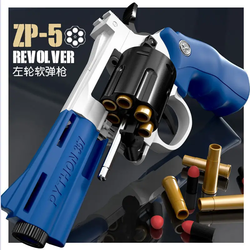 New Revolver Launcher Toy Gun Shell-throwing Soft Bullet Weapon Model Airsoft Pneumatic Shotgun Guns Pistol For Kids Adult Gift
New Revolver Launcher Toy Gun Shell-throwing Soft Bullet Weapon Model Airsoft Pneumatic Shotgun Guns Pistol For Kids Adult Gift