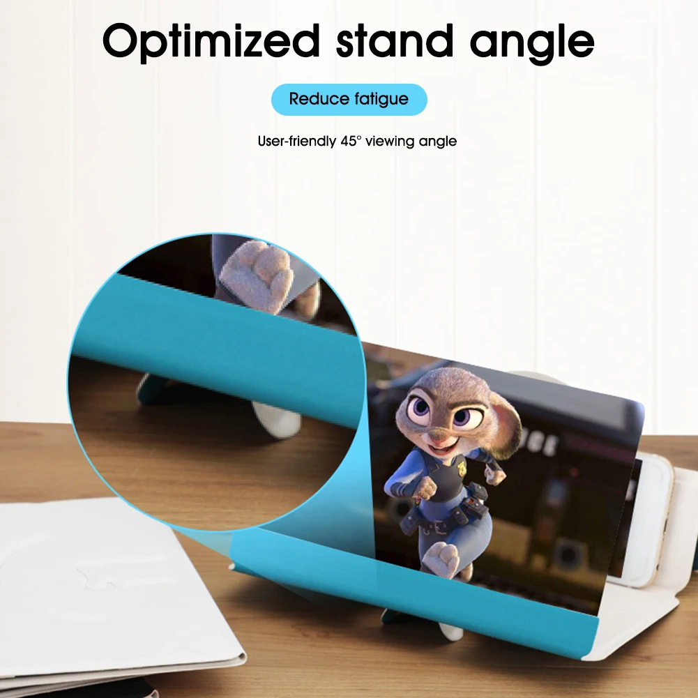 8 Inches Screen Magnifier Compatible with Most Mobile Phones 3D HD Phone Screen Magnifying Glass with 2-6 Times Enlarger Zooms
8 Inches Screen Magnifier Compatible with Most Mobile Phones 3D HD Phone Screen Magnifying Glass with 2-6 Times Enlarger Zooms