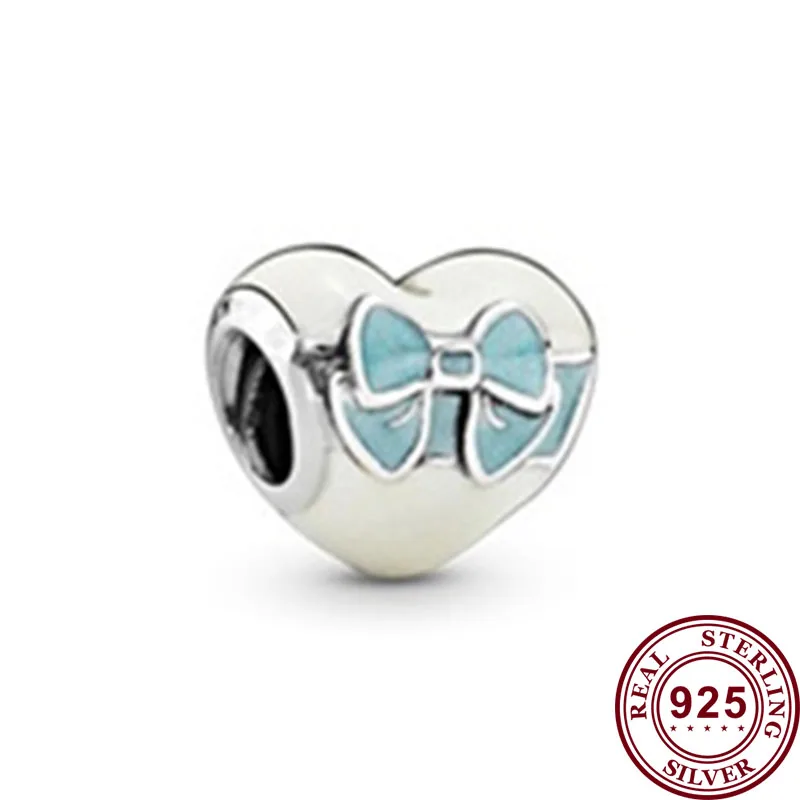 Original 925 Sterling Silver Bead Creative Blue Bow Beads Fit Pandora Women Bracelet & Necklace Diy Jewelry 
Original 925 Sterling Silver Bead Creative Blue Bow Beads Fit Pandora Women Bracelet & Necklace Diy Jewelry