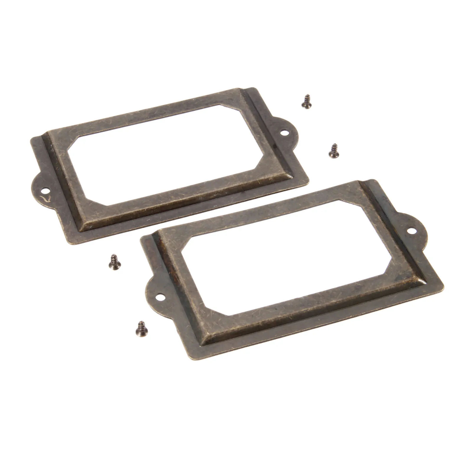 2Pcs 125x69mm Antique Bronze Shell Pull Handle Cupboard Cabinet Label Tag Pull Handle Card Holder Door Knobs Furniture Hardware 
2Pcs 125x69mm Antique Bronze Shell Pull Handle Cupboard Cabinet Label Tag Pull Handle Card Holder Door Knobs Furniture Hardware