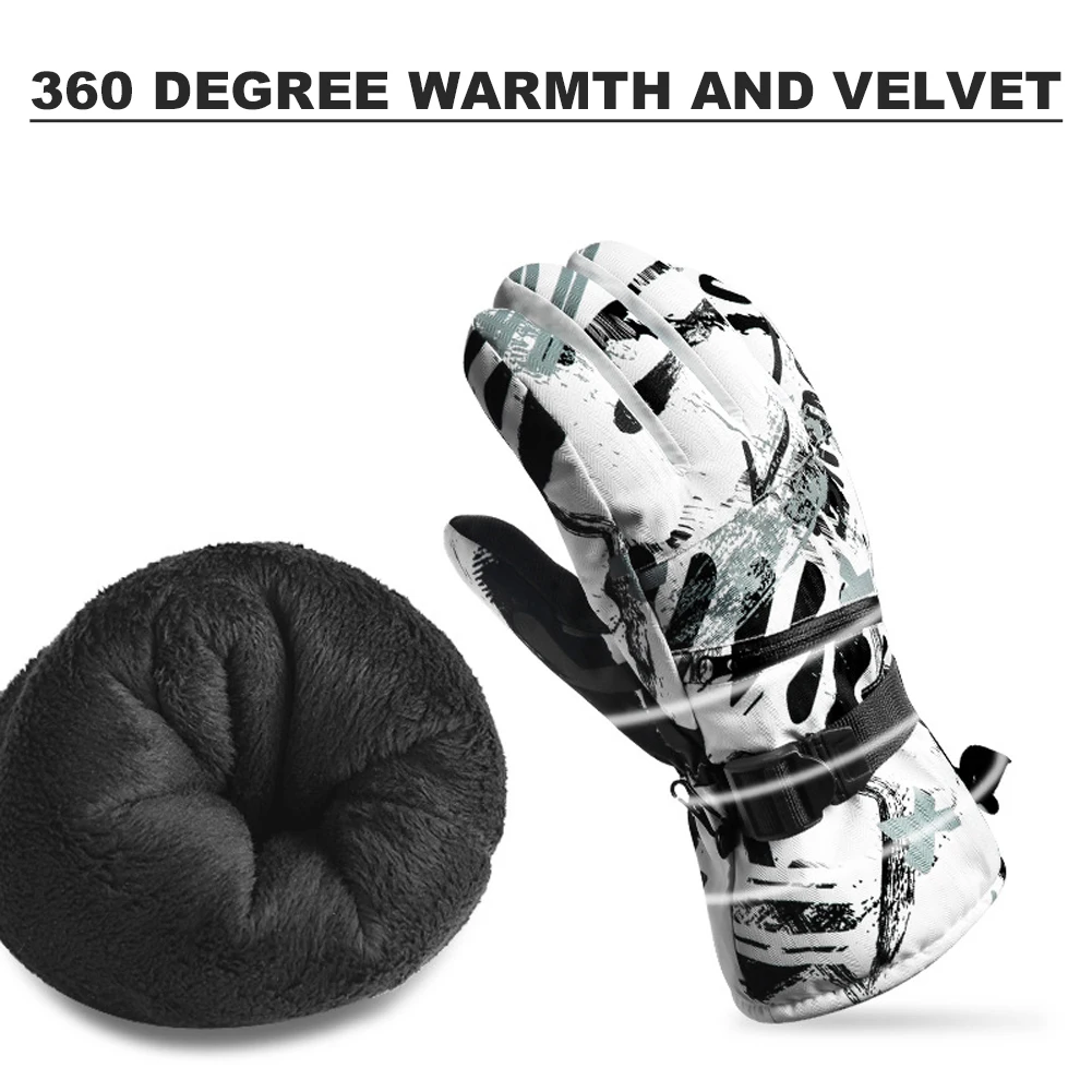 Professional Ski Gloves Touch Screen Fleece Winter Warm Snowboard Gloves Ultralight Waterproof Motorcycle Thermal Snow gloves
Professional Ski Gloves Touch Screen Fleece Winter Warm Snowboard Gloves Ultralight Waterproof Motorcycle Thermal Snow gloves