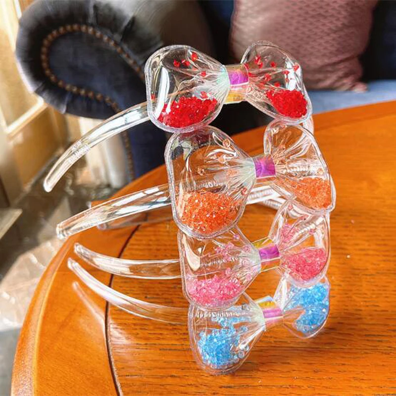 New Baby Fashion Hair Band Transparent Quicksand Bowknot Headband For Kids Children Girls Cute Princess Hair Jewelry 
New Baby Fashion Hair Band Transparent Quicksand Bowknot Headband For Kids Children Girls Cute Princess Hair Jewelry