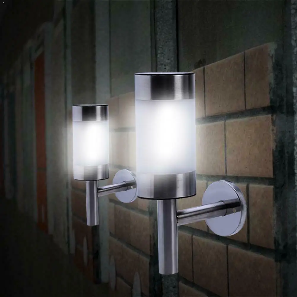 High Quality Stainless Steel LED Solar Powered Lighting Garden Sensor Lamp Secuity Fence Wall Lamp Outdoor Light LED Lights K5F4
High Quality Stainless Steel LED Solar Powered Lighting Garden Sensor Lamp Secuity Fence Wall Lamp Outdoor Light LED Lights K5F4