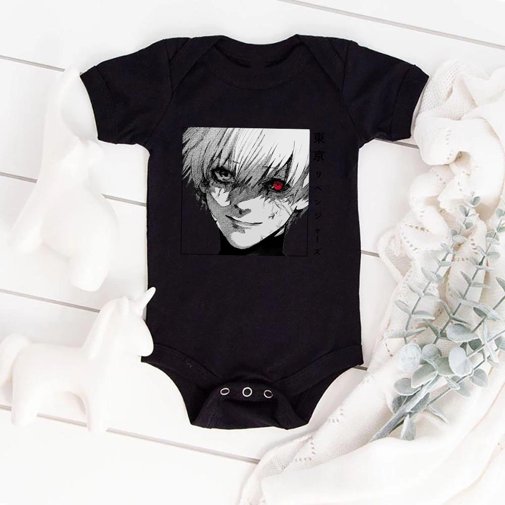 Tokyo Ghoul Kaneki Ken Print Black Baby Rompers Japanese Anime Harajuku 0-24 Month Toddler Jumpsuits Fashion Baby Boy Clothes
Tokyo Ghoul Kaneki Ken Print Black Baby Rompers Japanese Anime Harajuku 0-24 Month Toddler Jumpsuits Fashion Baby Boy Clothes