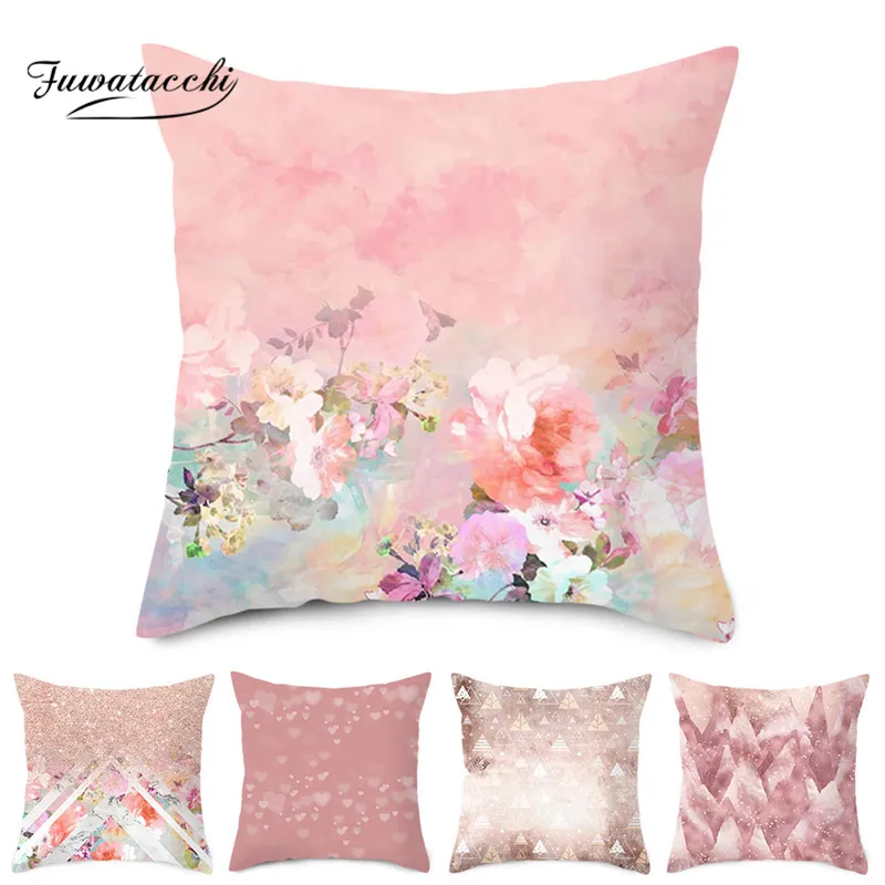 Fuwatacchi Pillow Cover Rose Gold Geometric Flower Glitter Polyester Sofa Decor Cushion Cover for Home Pliiowcase 45x45cm
Fuwatacchi Pillow Cover Rose Gold Geometric Flower Glitter Polyester Sofa Decor Cushion Cover for Home Pliiowcase 45x45cm