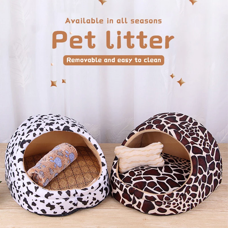 Warm Cat Dog Bed House With Mat Soft Winter Pet Sofa Cushion House Kennel Dog Cat Nest For Small Medium Dogs Pet Rest Supplies
Warm Cat Dog Bed House With Mat Soft Winter Pet Sofa Cushion House Kennel Dog Cat Nest For Small Medium Dogs Pet Rest Supplies