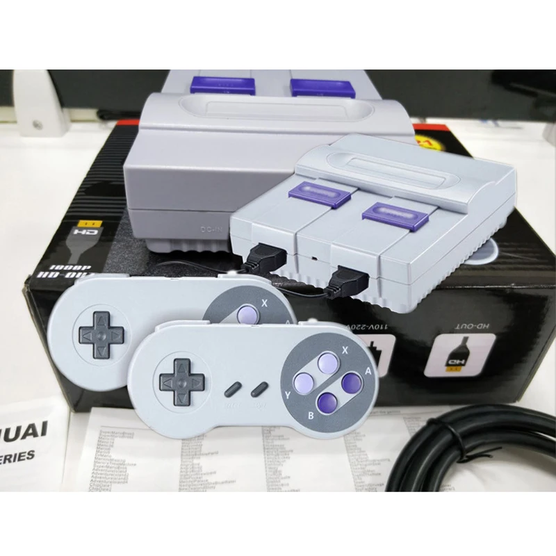Игровая консоль SN-02 821, портативная семейная игровая Ретро консоль со встроенными 500 классическими играми для игр SNES, двойной геймпад HDMI/AV TV ...
Игровая консоль SN-02 821, портативная семейная игровая Ретро консоль со встроенными 500 классическими играми для игр SNES, двойной геймпад HDMI/AV TV ...