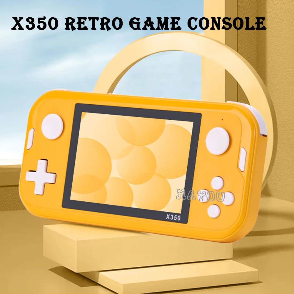Портативная игровая консоль X350 в стиле ретро, портативная мини-консоль с 6000 + играми, экран 3,5 дюйма IPS HD, 10 эмульаторов
Портативная игровая консоль X350 в стиле ретро, портативная мини-консоль с 6000 + играми, экран 3,5 дюйма IPS HD, 10 эмульаторов