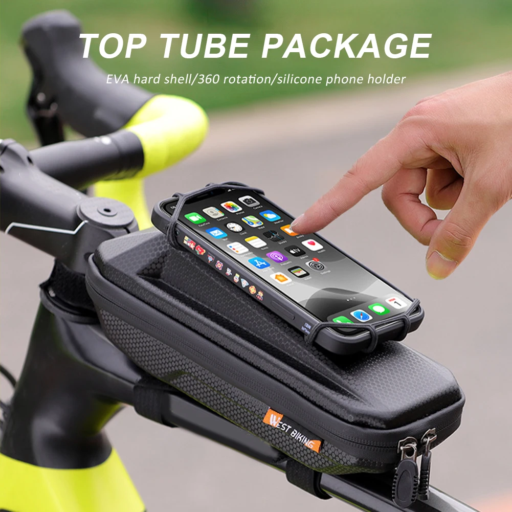 Rainproof Bike Bag For 4-6.5" Front Frame Phone Bag Special PC Hard Shell Motorcycle Phone Holder Bike Accessories New Arrivals
Rainproof Bike Bag For 4-6.5" Front Frame Phone Bag Special PC Hard Shell Motorcycle Phone Holder Bike Accessories New Arrivals
