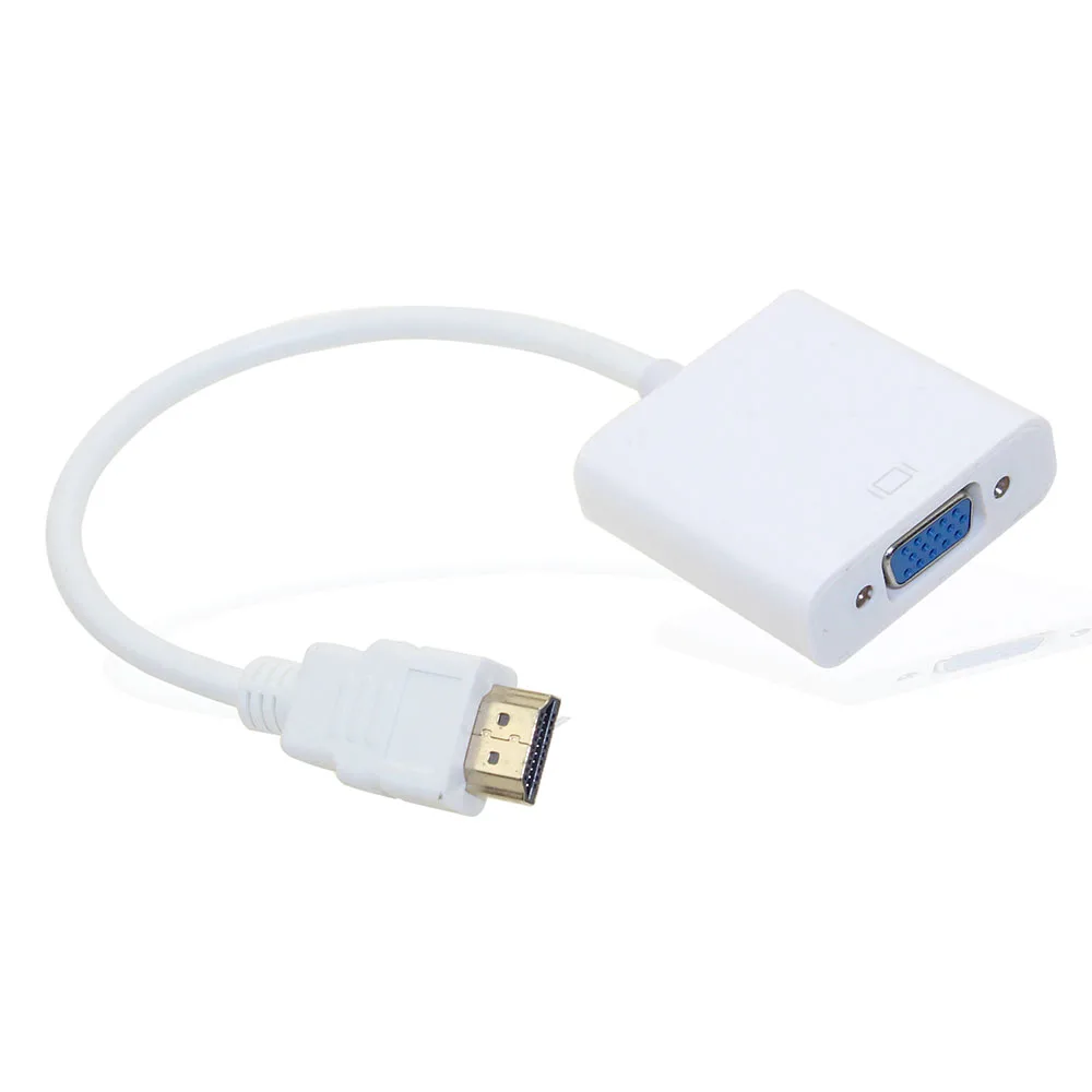 HDMI-compatible to VGA adapter Digital to Analog Video Audio Converter Cable VGA Connector For Xbox 360 PS4 PC Laptop TV Box
HDMI-compatible to VGA adapter Digital to Analog Video Audio Converter Cable VGA Connector For Xbox 360 PS4 PC Laptop TV Box