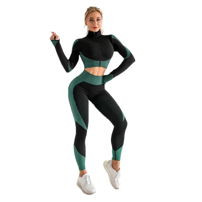 Seamless Women Yoga Sets Female Sport Gym suits Wear Running Clothes women Fitness Sport Yoga Suit Long Sleeve yoga clothing S-L
Seamless Women Yoga Sets Female Sport Gym suits Wear Running Clothes women Fitness Sport Yoga Suit Long Sleeve yoga clothing S-L