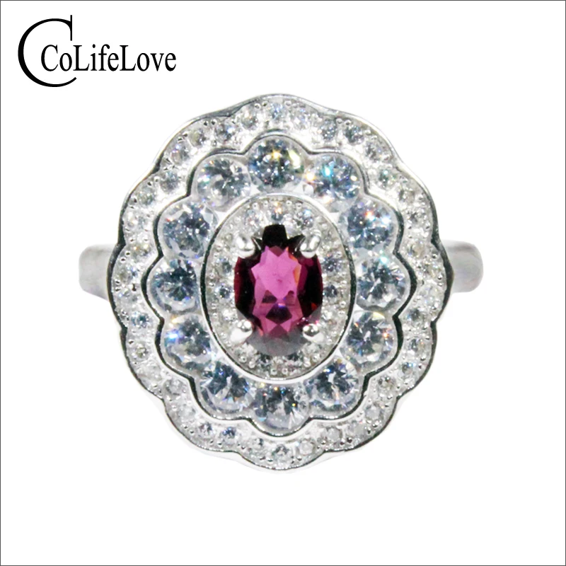 CoLife Jewelry 925 Silver Garnet Ring for Party 4mm*6mm Natural Garnet Silver Jewelry Sterling Silver Garnet Ring Gift for Woman
CoLife Jewelry 925 Silver Garnet Ring for Party 4mm*6mm Natural Garnet Silver Jewelry Sterling Silver Garnet Ring Gift for Woman