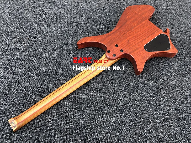 EART headless electric guitar, rosewood body, transparent gray matte paint, tree maple veneer guitar, American-made pickup, free
EART headless electric guitar, rosewood body, transparent gray matte paint, tree maple veneer guitar, American-made pickup, free