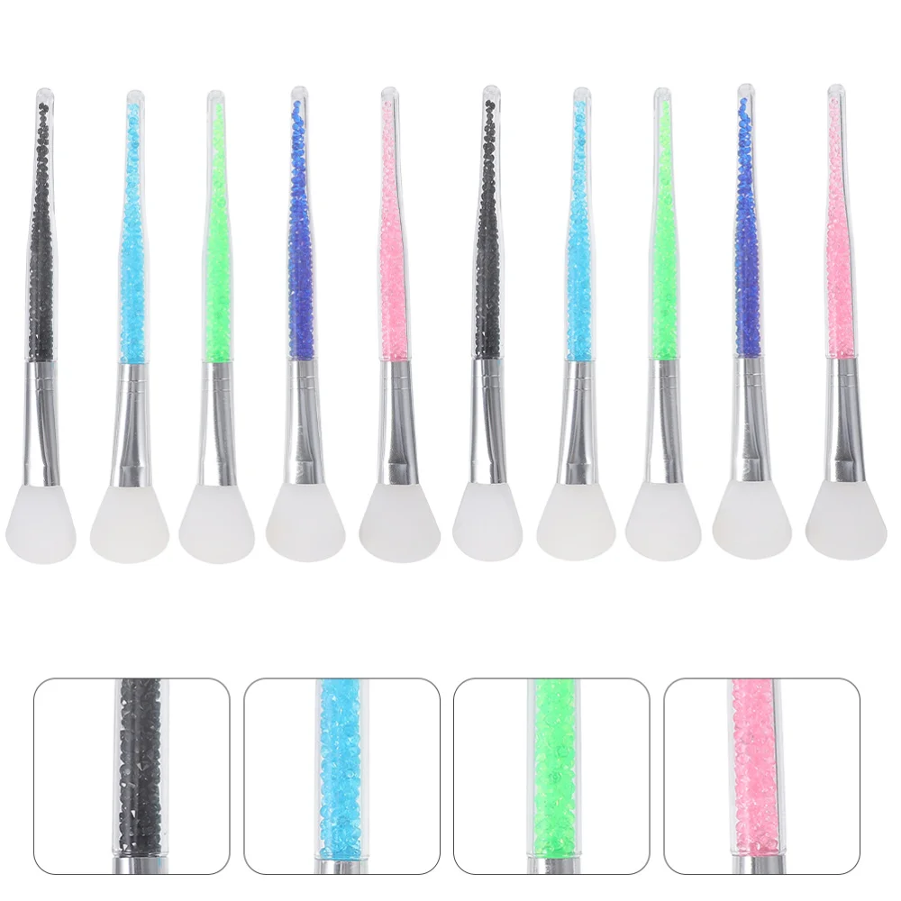 10pcs Silicone Face Mask Brushes Beauty Tool Brush Fan-shaped Brush for
10pcs Silicone Face Mask Brushes Beauty Tool Brush Fan-shaped Brush for