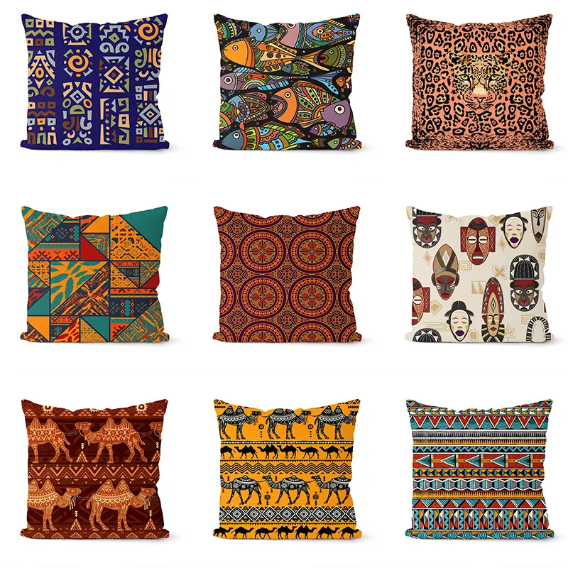 Yaapeet 1pc Polyester Bohemia Cushion CoverRetro Camel Pattern Throw Pillow Case Square Leopard Printed Cushion Decorative
Yaapeet 1pc Polyester Bohemia Cushion CoverRetro Camel Pattern Throw Pillow Case Square Leopard Printed Cushion Decorative