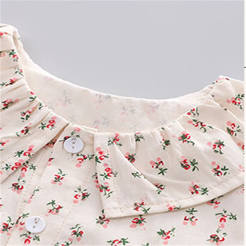 2021 Summer New Baby Suit Baby Girl Clothes Lapel Printed Puffy Sleeve Top + cute Shorts Rest Fashion Children's Clothing
2021 Summer New Baby Suit Baby Girl Clothes Lapel Printed Puffy Sleeve Top + cute Shorts Rest Fashion Children's Clothing