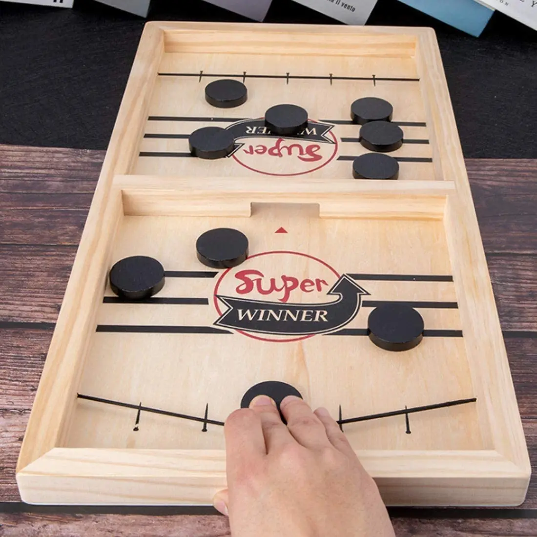 Fast Hockey Sling Puck Game Catapult Chess Parent-child Interactive Game Toy Winner Board Chess Games toys For Children
Fast Hockey Sling Puck Game Catapult Chess Parent-child Interactive Game Toy Winner Board Chess Games toys For Children
