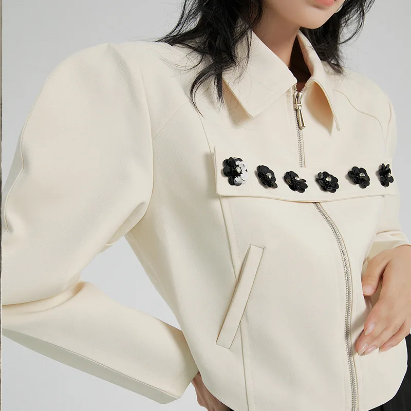 2021 Fashion Runway Casual Jacket Women New Design Apricot Black Long Sleeve High Quality Flowers Sexy Short Jackets
2021 Fashion Runway Casual Jacket Women New Design Apricot Black Long Sleeve High Quality Flowers Sexy Short Jackets
