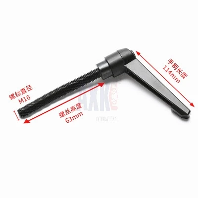 M10/M12/M16 Clamping Lever Machinery Adjustable Handle Locking External Male Thread Knob Hex Screws
M10/M12/M16 Clamping Lever Machinery Adjustable Handle Locking External Male Thread Knob Hex Screws
