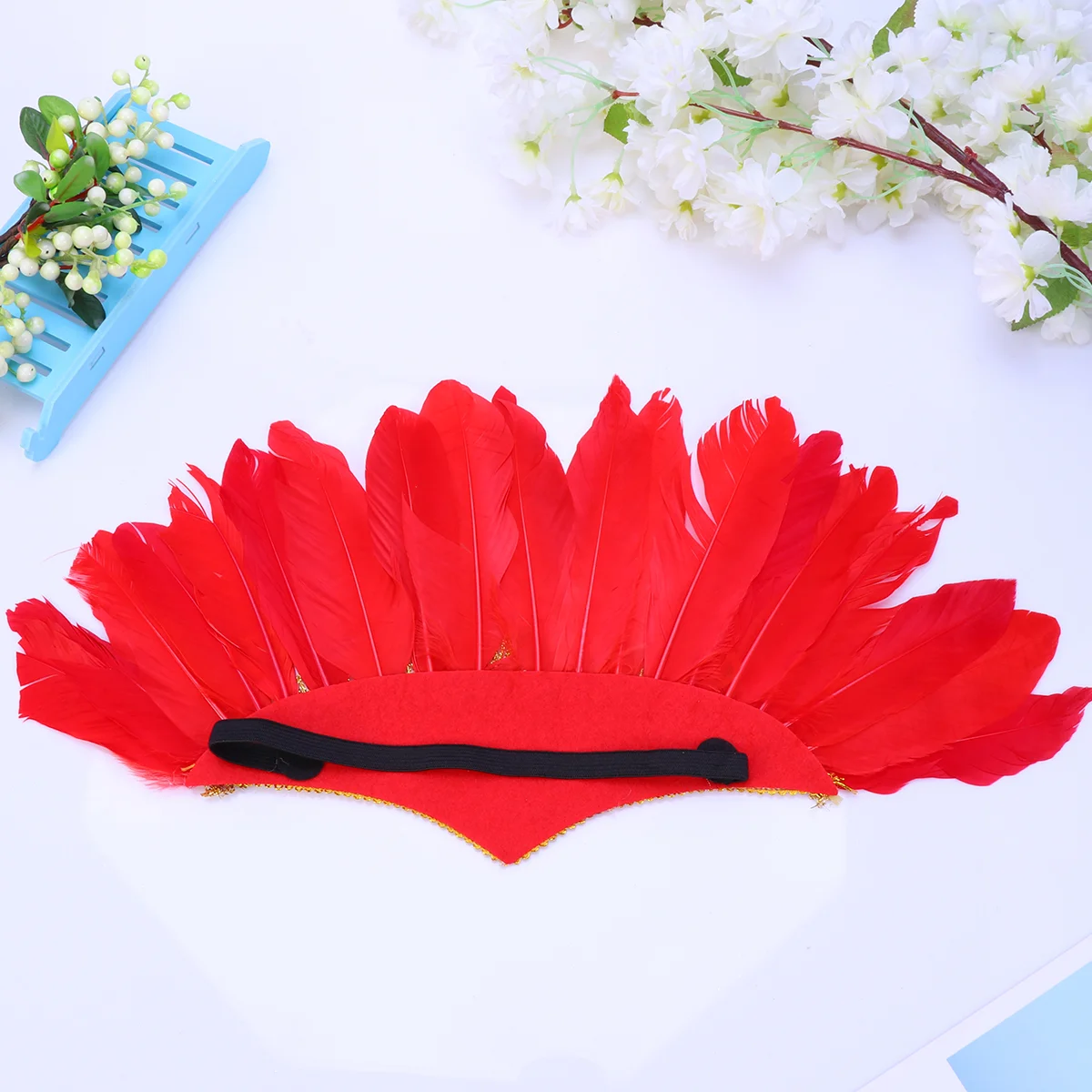 Fashion Feather Headdress Indian Party Feather Headpiece Carnival Party Hair Band Dance Performance Show Average Size
Fashion Feather Headdress Indian Party Feather Headpiece Carnival Party Hair Band Dance Performance Show Average Size