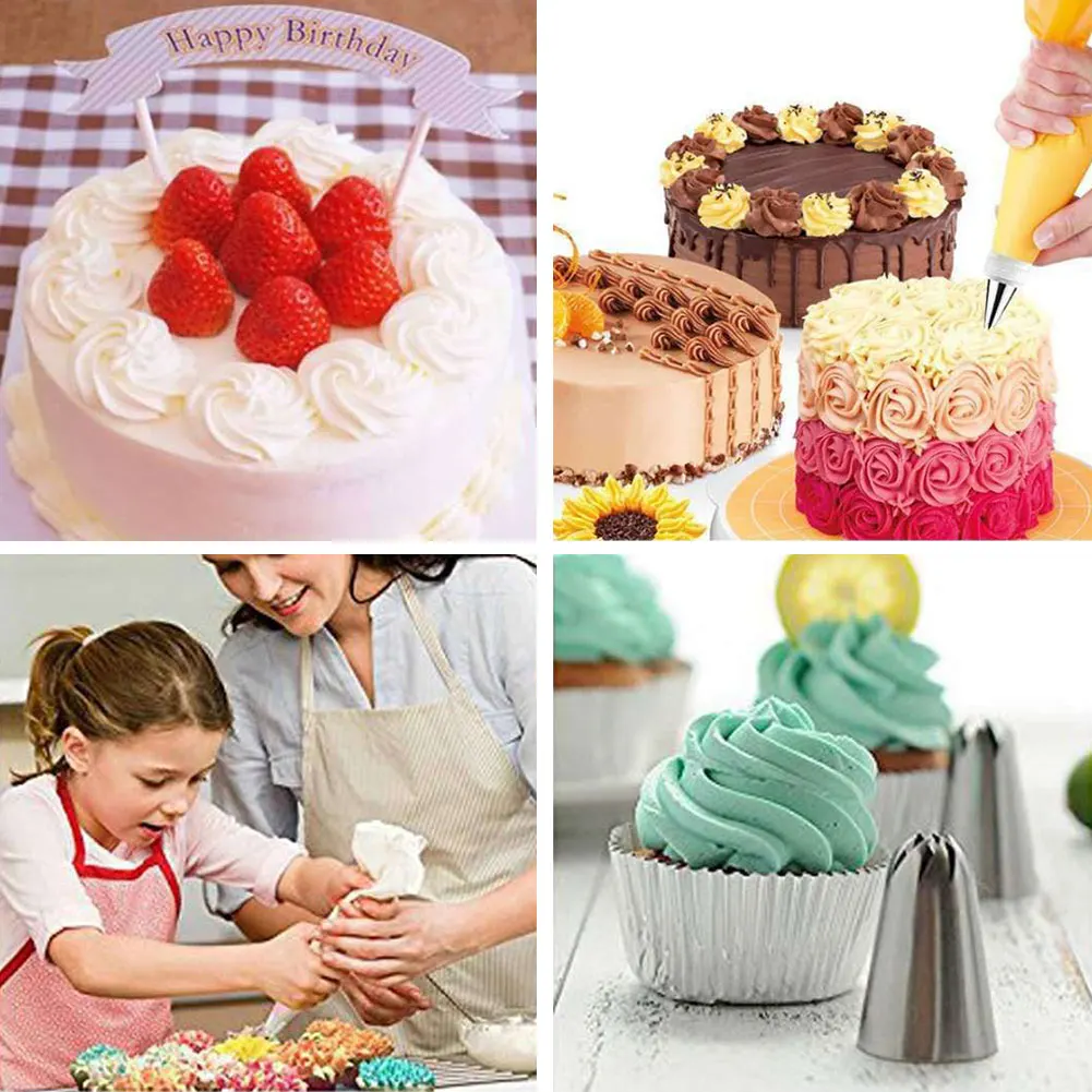 83pcs Cake Decorating SetCupcake Decorating Kit Baking Supplies, 44 Numbered Icing Tips and Frosting Tools for Cake DIY,Pink
83pcs Cake Decorating SetCupcake Decorating Kit Baking Supplies, 44 Numbered Icing Tips and Frosting Tools for Cake DIY,Pink