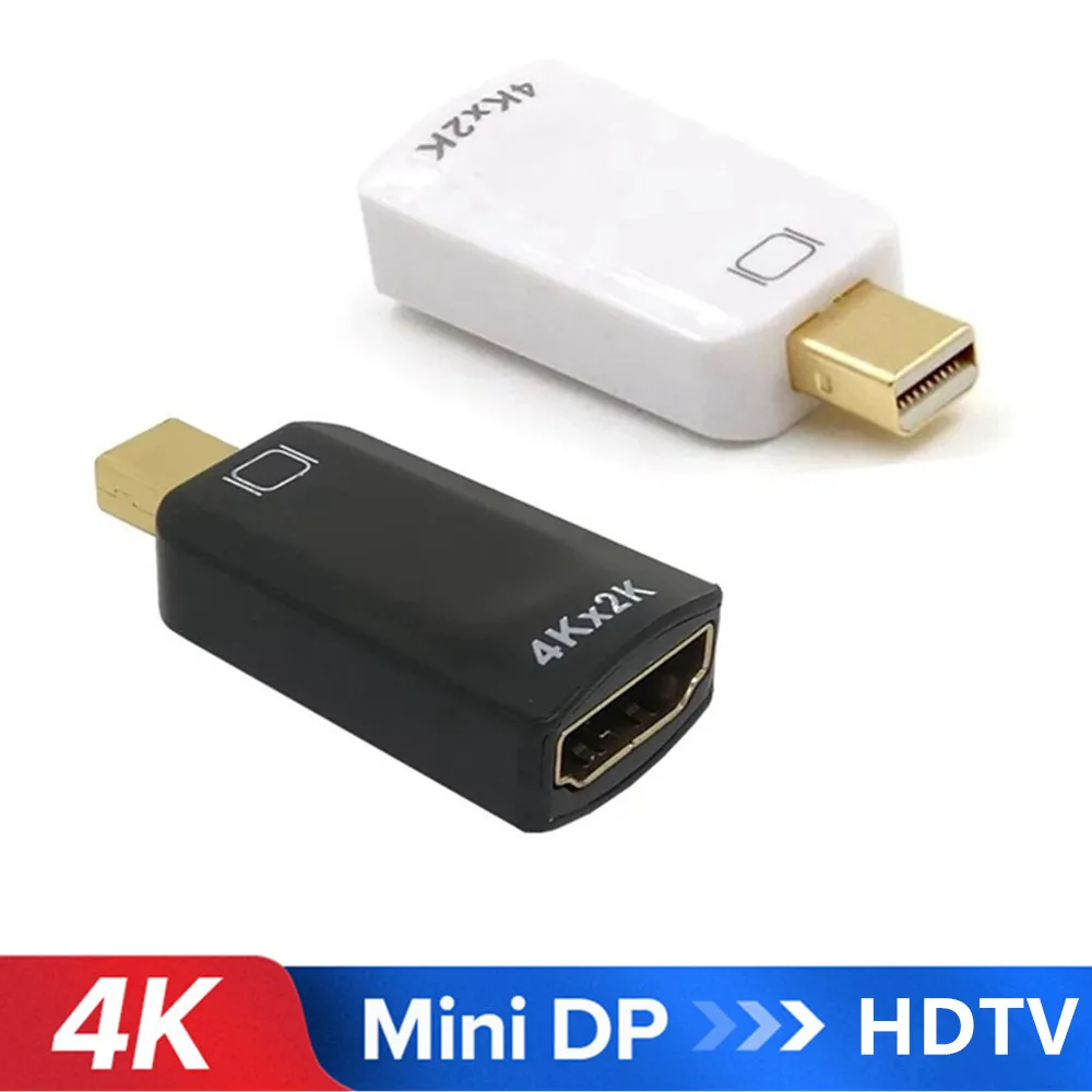 Mini DisplayPort to HDMI DP to HDMI 4K Adapter (Thunderbolt Compatible) for MacBook Pro Air, Mac Mini Microsoft Surface Pro 3/4
Mini DisplayPort to HDMI DP to HDMI 4K Adapter (Thunderbolt Compatible) for MacBook Pro Air, Mac Mini Microsoft Surface Pro 3/4