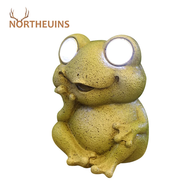 NORTHEUINS полимерная садовая светодиодная статуя животного на солнечной батарее, зеленая лягушка, улитка, скульптура для двора, искусство, скан...
NORTHEUINS полимерная садовая светодиодная статуя животного на солнечной батарее, зеленая лягушка, улитка, скульптура для двора, искусство, скан...