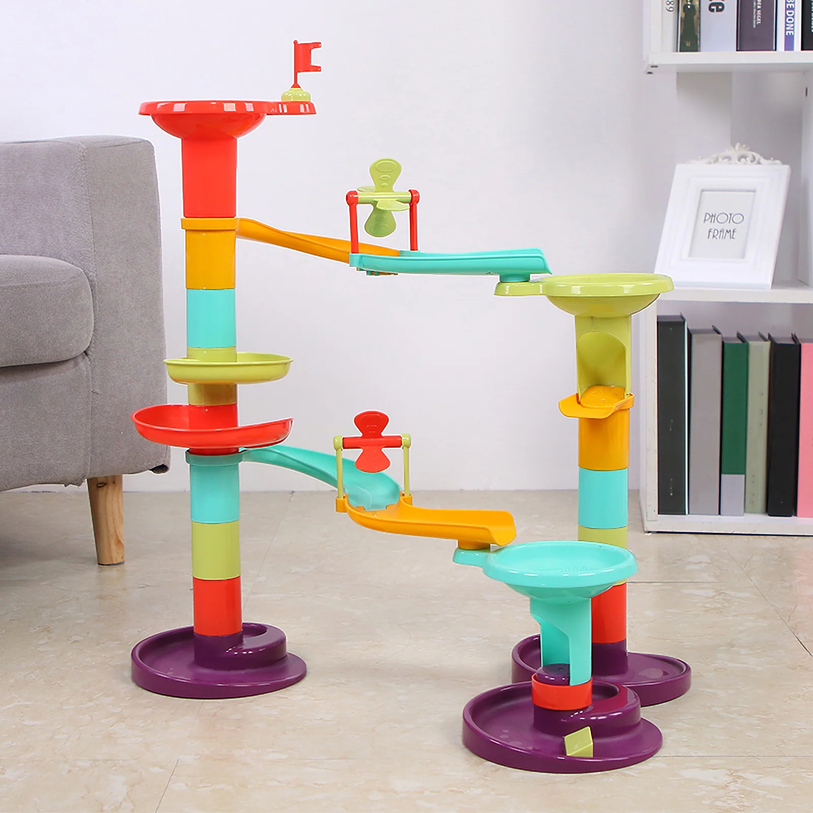 Kids Track Block Game Set Maze Balls Track Building Bricks Toys Construction Marble Race Run Pipeline Block Educational Games
Kids Track Block Game Set Maze Balls Track Building Bricks Toys Construction Marble Race Run Pipeline Block Educational Games