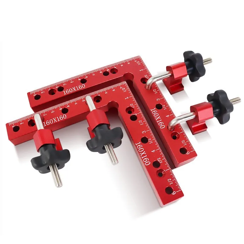 90 Degree Angle Clamps Positioning Squares Right Angle Clamps Aluminum Alloy Carpenter Tool 100/120/140/160mm For Woodworking
90 Degree Angle Clamps Positioning Squares Right Angle Clamps Aluminum Alloy Carpenter Tool 100/120/140/160mm For Woodworking