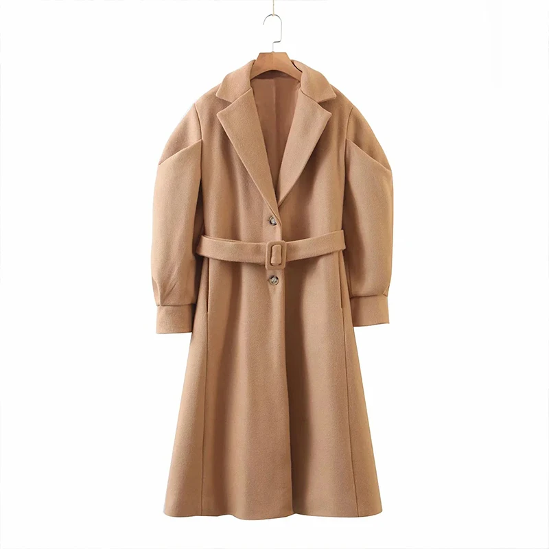 New Autumn and Winter 2021 Pure Color Line with Wool Coat Retro Loose Suit Collar Women's Wool Coat Fashionable Commuting
New Autumn and Winter 2021 Pure Color Line with Wool Coat Retro Loose Suit Collar Women's Wool Coat Fashionable Commuting